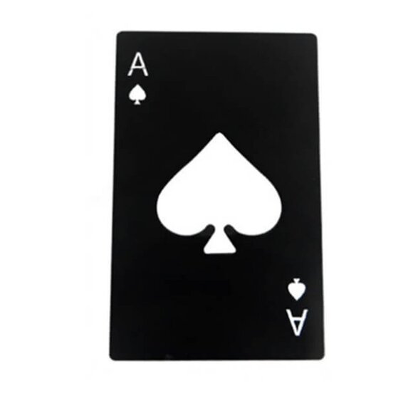 3 Pack Ace Of Spade Bottle Opener - Picture 1 of 5